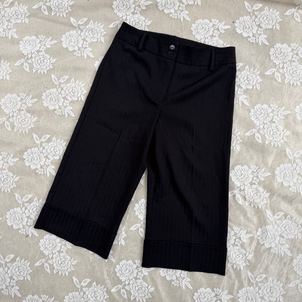 Byer Girl Black Pinstripe Capris – Size 14 kids
